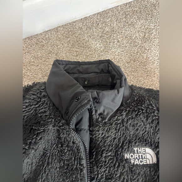 North Face Boy’s Reversible Puffer Sherpa Jacket Black Boy’s Large 12 - Picture 5 of 14
